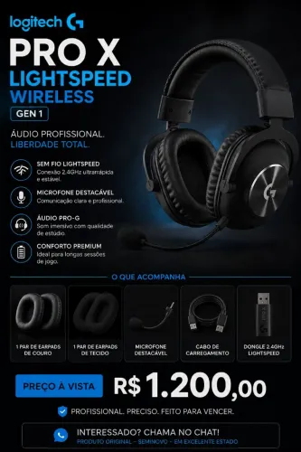 LOGITECH G PRO X LIGHTSPEED