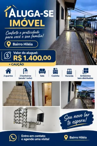 ALUGO APARTAMENTO NO CONJ HILÉIA 2