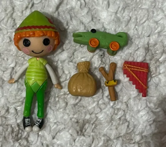 Mini lalaloopsy peter pan, em perfeito estado