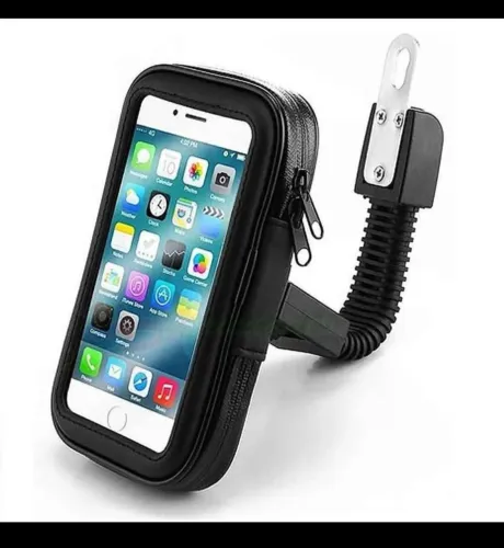Suporte celular fechado moto bicicleta impermeável