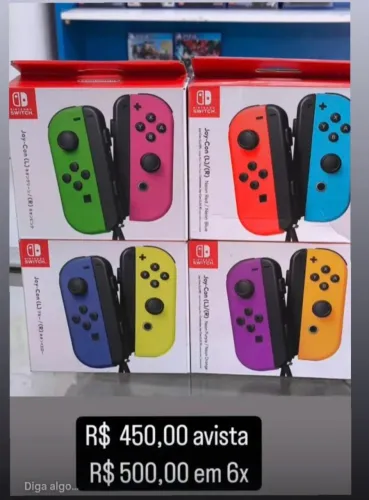 Joycon Nintendo swicth novo lacrado