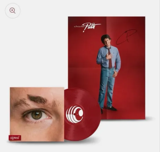Charlie Puth disco vinil + autógrafo
