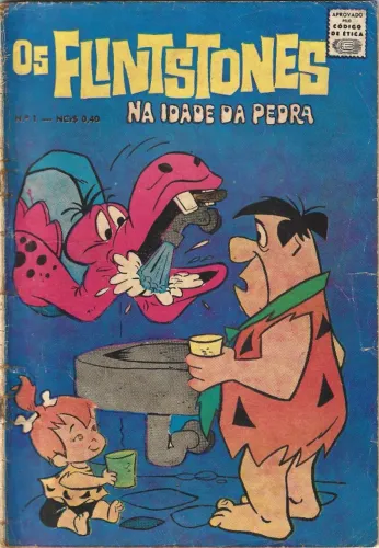 Os Flintstones - Na Idade da Pedra n° 1 (O Cruzeiro) [jan/70].