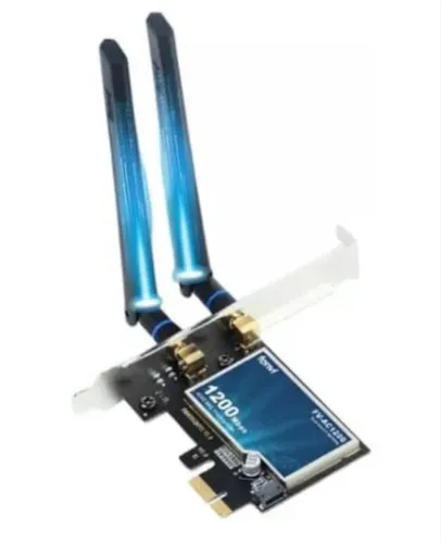 Placa Wi-Fi 1200mbps 2.4/5ghz C Bluetooth 4.0 Win. 7/8/10 Pcie