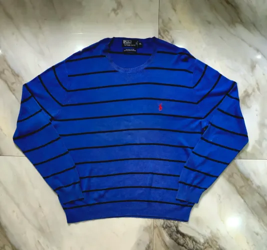 Suéter Vintage Polo Ralph Lauren Azul