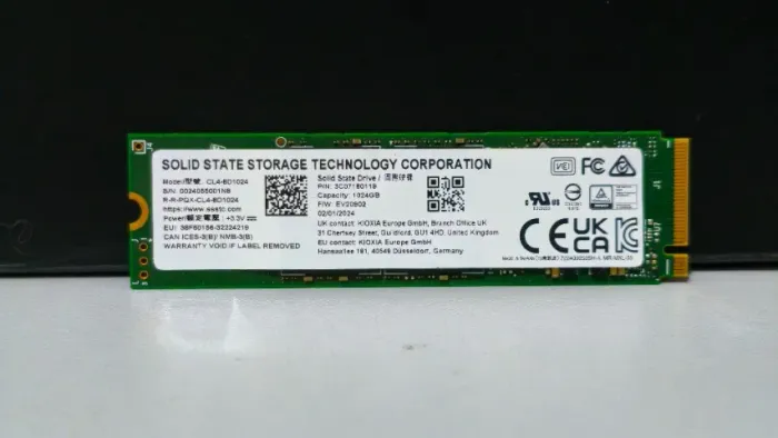 SSD NVMe Kioxia SSSTC CL4 1TB PCIe 4.0
