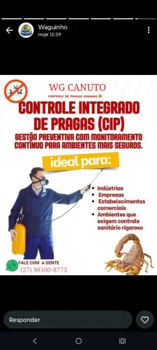 Dedetização de ambientes 