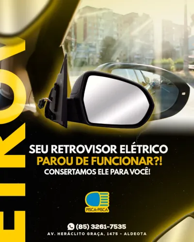 Retrovisor Elétrico | Conserto de Retrovisor em Fortaleza Está com problema no retrovisor