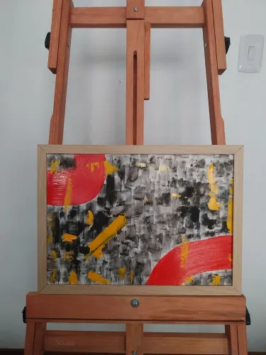 Quadro pintado à mão 45cm×33cm