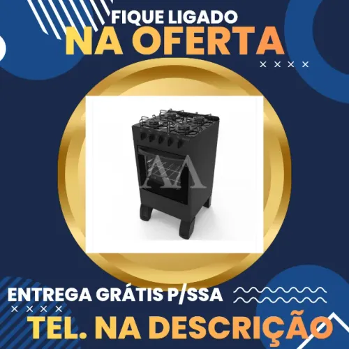 Fogão Mesa de Vidro Entrega Hoje Grátis para Salvador / Pague ao Receber