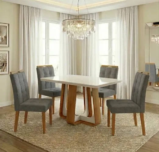 Conjunto de Jantar Arpoador 4 Lugares