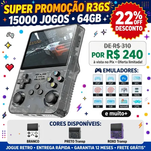 Console portátil vídeo game