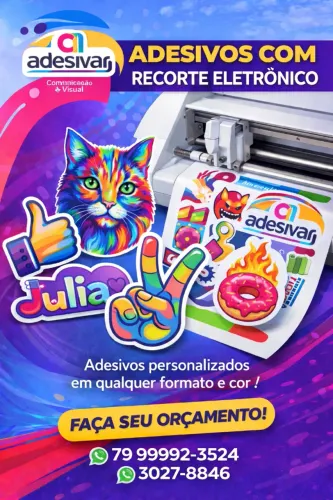 Adesivo com Recorte Eletrônico 