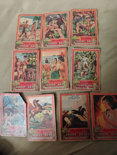 Estampas Eucalol série Lendas do Brasil lote com 16 unidades