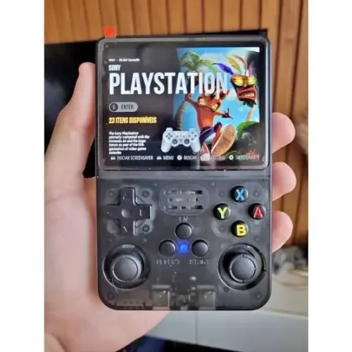 Console Portátil R36S - Mais de 15 Mil Jogos, neogeo, psp, ps1, SNES, nintendo 64