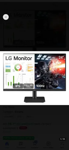 Monitor LG 24 polegadas
