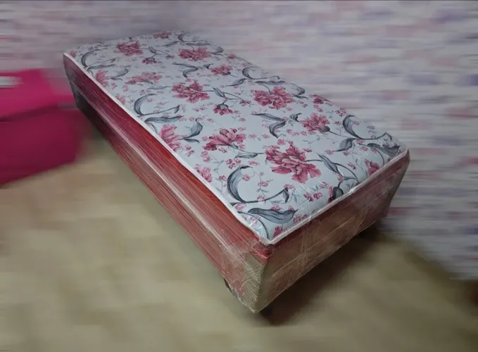 Cama box de solteiro Espuma D33 