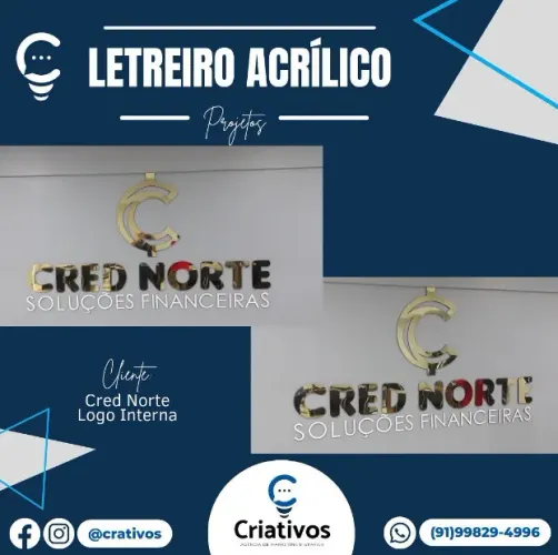 Letreiro em led - Letreiro em Acrilico - Letreiro neon