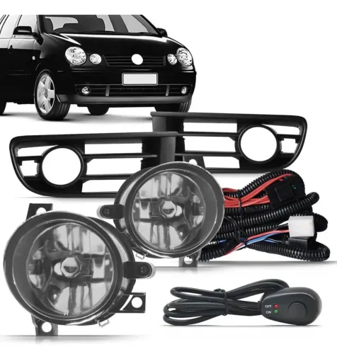 Kit Farol De Milha Polo 2003 ao  2006 R$250,00