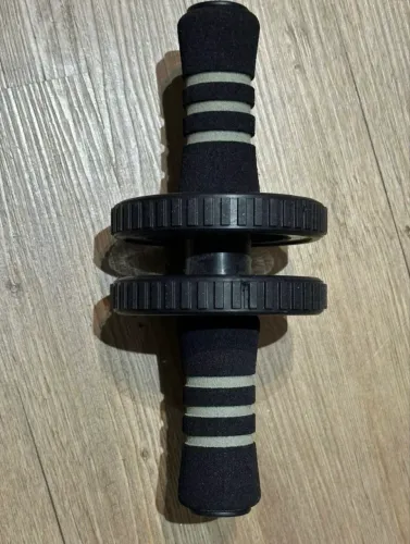 Kit de exercícios / roda abdominal + plataforma de equilíbrio 