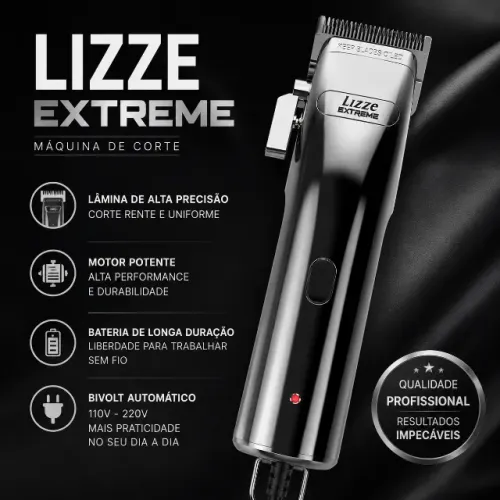Máquina de Corte Lizze Extreme Com Fio Bivolt
