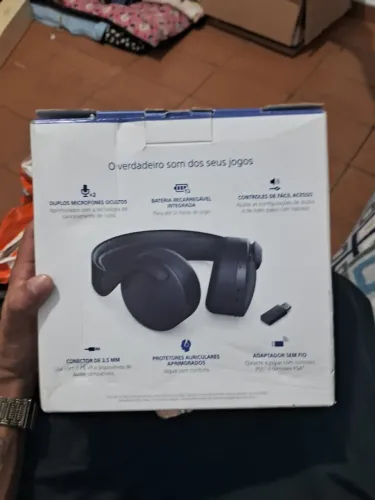 Headset Sem Fio Pulse 3D Midnight Black - Oficial PS5 (Na Caixa Original)