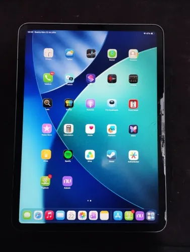 iPad Pro 11 2018 64GB Prata - Display Ok / Touch Ok (Ler Descrição)