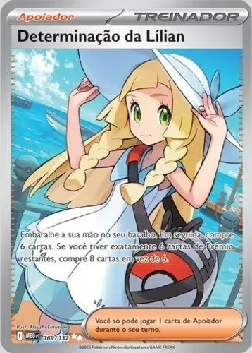 Pokemon trainer card Determinação da Lílian (169/132)