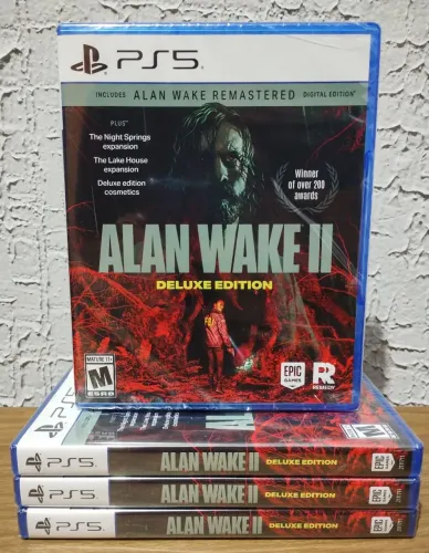 Alan Wake 2 Deluxe Edition Ps5 Lacrado (Aceitamos seu jogo usado como pagamento)