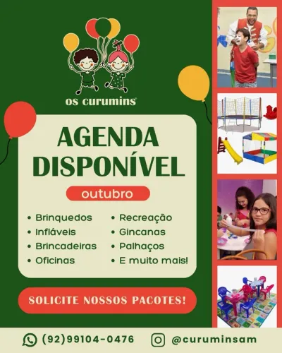 Empresa de recreação profissional para eventos 