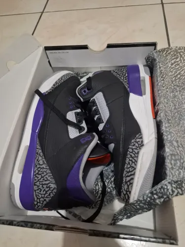 Air jordan 3 court purple