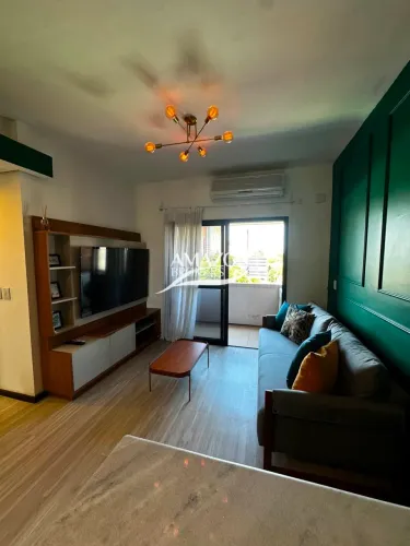 Flat mobiliado com 47m2 no Hotel Adrianopolis, disponível para locação: