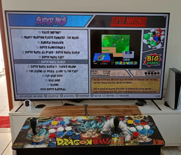Fliperama Portátil 30 mil jogos Super Nintendo Mega Drive Game Boy Advance Playstation 