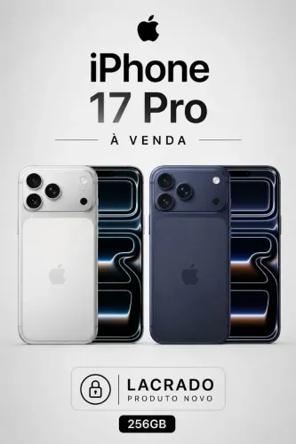 Iphone 17 Pro tenho um azul e um branco