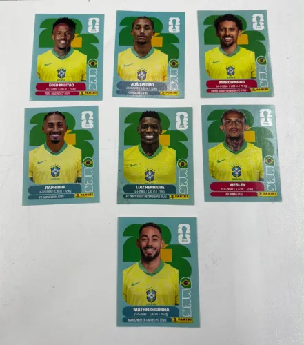 Seleção brasileira figurinhas 2026
