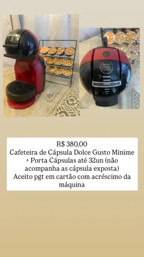 Cafeteira Dolce Gusto Minime