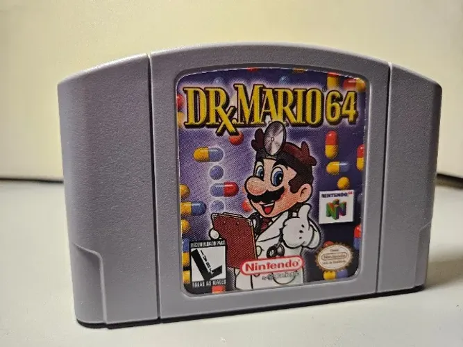 Jogo Dr Mario 64 | Nintendo 64 | Versão Nacional Gradiente
