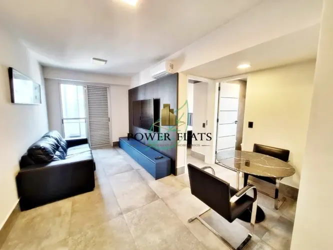 Imóvel mobiliado para locação  50m², 1 quarto  Itaim Bibi/SP