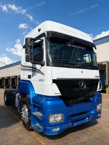 Mercedes benz Axor 2041 LS 4x2 ano 2021 Leito teto alto baixa km Raridade
