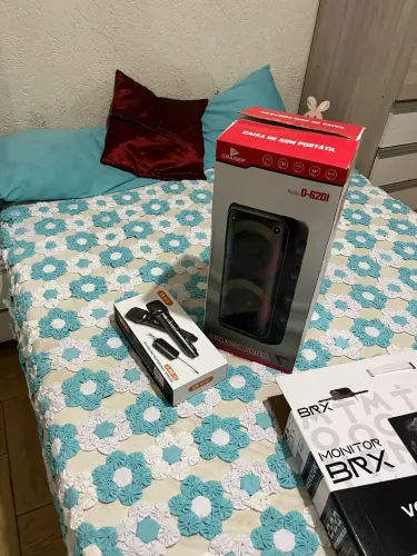 KIT Karaokê Party Box Completo ? Tudo Igual Novo!