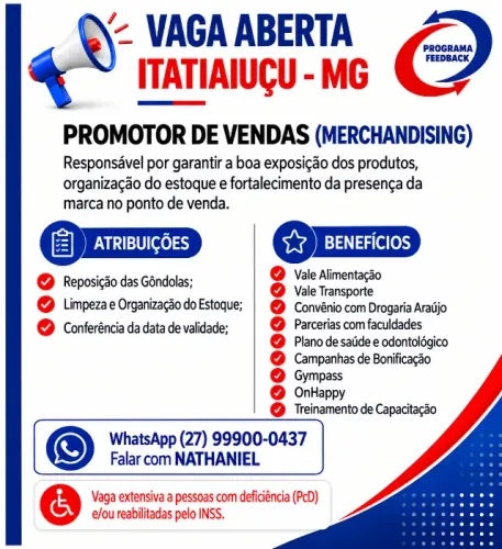 Promotor de Vendar (Merchandising)