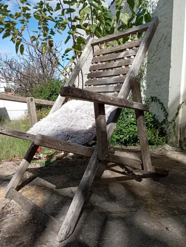 Espreguiçadeira madeira