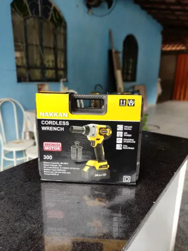 Chave De Impacto A Bateria 620nm Nakkan Motor Brushless (A Mais Forte)