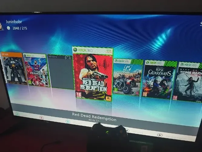 Xbox 360 Slim desbloqueado RGH com 60 jogos