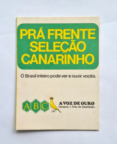 Tabela de Jogos da Copa do Mundo de Futebol 1974 - Não Preenchida - Excelente 