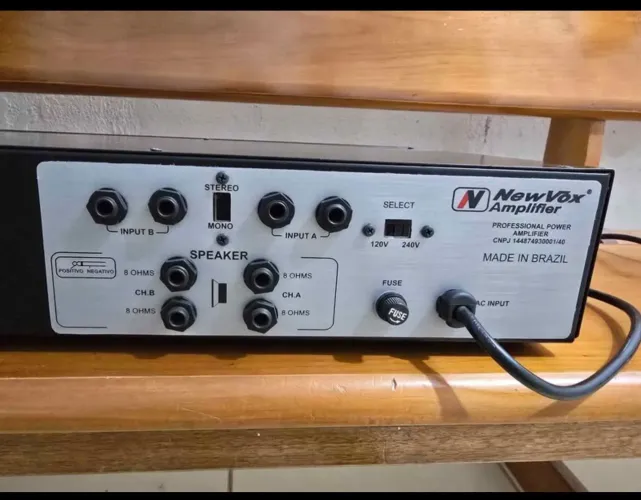 Amplificador de som new vox PA 1200