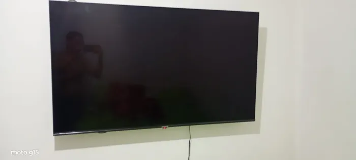 Smart TV AIWA 55? Android 4K Borda Ultrafina Dolby Vision&Atmos AWS-TV-55-BL-01-A
