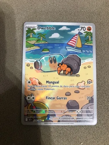 Carta POKÉMON EDIÇÃO ESPECIAL ULTRA RARA FULL ART
