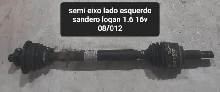 Semi eixo esquerdo Sandero Logan 1.6 16v 2008 a 2012