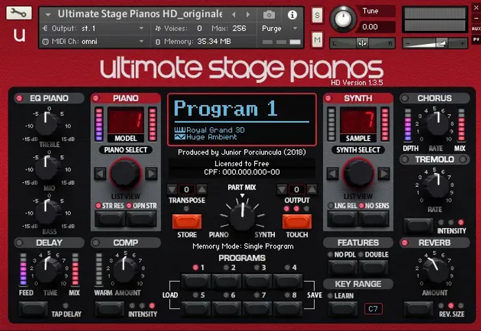 Ultimate Stage Pianos HD(Biblioteca doNord Stage 3) + Kontakt + Instalação e suporte